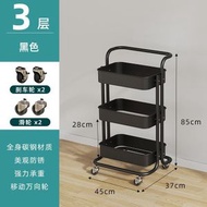 拉斯克小推車 置物架 廚房收納衛生間置物架 克移動旋轉置物架 小推車（平行進口）（快遞送貨上門）