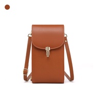 Genuine Leather Phone Bag Crossbody Bag Shoulder Bag with 8 Card Slots ID Evidence Slot Zipper Pocke
