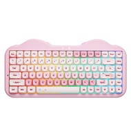 YUNZII C75 Wireless Mechanical Keyboard,75% Custom Game Keeb,Gasket Hot-Swap Cake Design for Mac/Win
