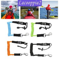 [Lacooppia2] Coiled Lanyard Rope Kayak Surfboard Kayak Accessories Leash
