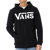 JAKET VANS CLASSIC ZIP HOODIE ORIGINAL BLACK WHITE