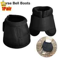 ADREE 1Pair Equine Hoof Boot, Quick Drying Comfort Horse Bell Boot,  Heavy Duty Protection  Cloth Fe