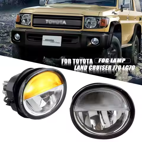 LED DRL FOR Toyota Land Cruiser J70 LC70/71/76/79Pickup Running Lights Headlights White Signal Light
