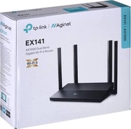 TP-Link Aginet EX141 AX1500 Dual Band Gigabit Wi-Fi 6 Router 路由器