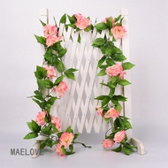 Artificial Rose Garland Flower Garland Silk Flowers Hanging Artificial Flowers