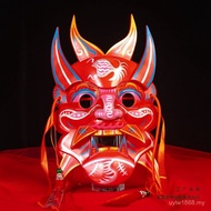 Carving cos Painted Non-Country Style Mask Ancient Costume Temple Fair Props abs Nuo Full Chinese Pl