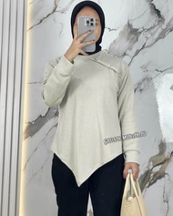 ZALFA BLOUSE KNIT KANCING VARIASI