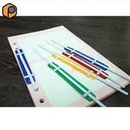 [prettyia] 50x Binder Clips File Binding File List Two-hole Loose-leaf Binder Fasteners