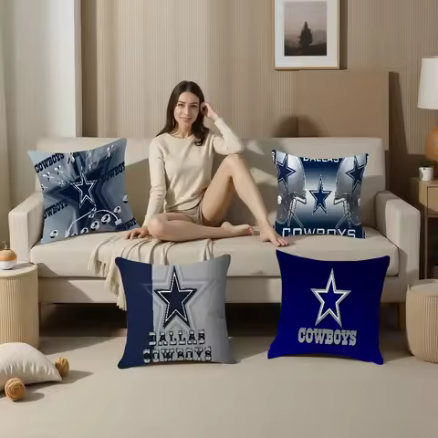 Dallas C-Cowboys Prayer Maple Design Cushion Cover Happy Autumn Harvest Decor Holiday Decorati Pillo