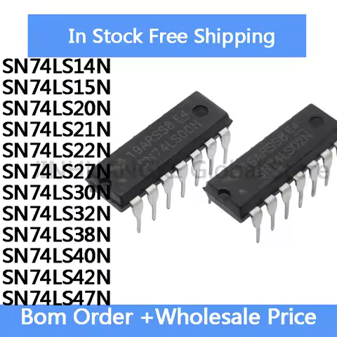 10Pcs SN74LS14N SN74LS15N SN74LS20N SN74LS21N SN74LS22N SN74LS27N SN74LS30N SN74LS32N SN74LS38N SN74