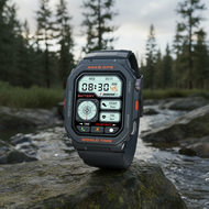 Zeblaze Ares GPSAlexa,,,,,。  Zeblaze Ares GPS Jam Pintar dengan Alexa, Panggilan Bluetooth, Kadar Ja