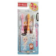 REACH - 冰雪奇緣6-12歲兒童牙刷 3支 (附貼紙) (4560279568176)平行進口