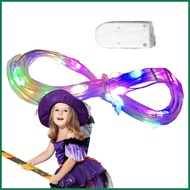 Halloween Witch Broom Mesh Broom Witch Flying Costume Prop Detachable Halloween Witch Broom Crawling