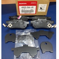 ORIGINAL HONDA CITY TMO SEL SAA / JAZZ GD3 GE8 (2003-2013) CIVIC SR3 SR4 SO4 REAR DISC BRAKE PAD 430