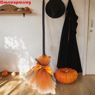 VORTEX Halloween Witch Broom, Dismountable Simulation Witch Broomstick, Kid Witch Broom Silk Plastic