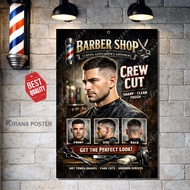 Barbershop Poster Aesthetic Wall Decoration - Crew Cut