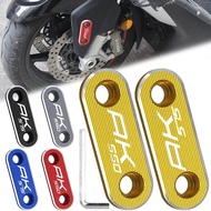 For KYMCO AK550 AK 550 AK575 2017-2025 Motorcycle CNC Accessories Front Axle Cover Side Plate Decora