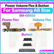 Power Volume button flex For Samsung A8 Star SM-G8850 G8850 G8850F Switch Power ON OFF Key Mute Volu