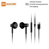 Xiaomi Mi 10 11 10T Pro 9 Type-C Jack Earphone Hybrid DC Seo In-Ear Earphone With Mic Wire Control Dual Driver For Redmi K40 Pro