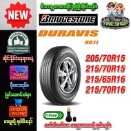 Car Tires Size 205/70r15 215/70r15 215/65r16 215/70R16 DURAVIS R611 Model Bridgestone Brand (With Ai