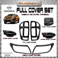 Nissan Navara 2015 NP300 Car Accessories Cover ABS Matte Black Design