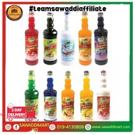Ding Fong Squash Kordial Ice BLended Flavour  Perasa Air Thailand (760ML)