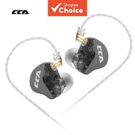 CCA CRA In-Ear HiFi Headset: High Polymer Diaphragm Monitor Headphones, Noise Cancelling, for Sports