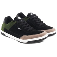 Hertz - Men's Sneakers H 3699 Hertz Brand College School Work Walking Shoes Quality Price Black Colo