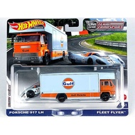 HOT WHEELS TEAM TRANSPORT Q 2022 PORSCHE 917LH FEET FLYER GULF