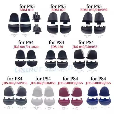 1/5/10/50 Set For PS4 & PS5 010/020/030/040/050 controller L1 R1 L2 R2 button spring kit for PS5 R2 