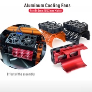 Surpass Hobby Rocket Metal Motor Cooling Fan 40mm Double Cool Fans Heat Sink for 1/5 1/8 1/10 RC Car