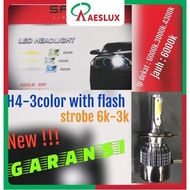 Sfida H4 3 Color Car Lights