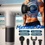 MASSAGE GUN MUSCLE RELAXATION MASSAGER VIBRATION FASCIAL GUN FITNESS EQUIPMENT