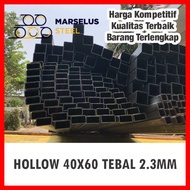 Besi hollow 40x60 tebal 2,3mm - 6 meter