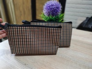 dompet pouch size 22x14 cm bahan tebal sintetis motif souvenir pernikahan soufenir khitan arisan men