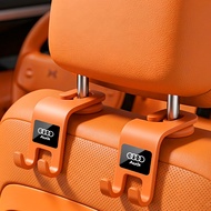 2Pc Car Seat Headrest Hooks Seat Back Hooks Multifunctional Storage Holder For Audi Sline A1 A2 A3 A