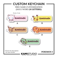 GANTUNGAN POKEMON KEYCHAIN | POKEMON KEYCHAIN CARTOON | POKEMON THEME KEYCHAIN CHILDREN'S BAG KEYCHA