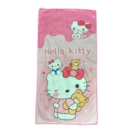 CARTOON Towel Tuala Kartun Budak Mandi Saiz Kanak Kids Warna Tidak Luntur Frozen Pony Spiderman Aven