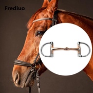 [Lzdyqmy2] Snaffle Stainless Steel Horse Bit D Ring Mouthpiece Equestrian Bits Equipment for Horse R