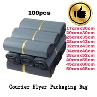 💯100PCS Flyer Courier Bag💯 Packaging Postage Pos Plastic Poslaju Kirim Parcel Beg Envelope Mailing B