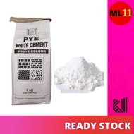 (3 KG) PYE White Cement / Premix 921 Simen Putih for Plastered Wall Fill Tile Gaps Touch Up DIY 白灰