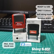 Shiny Stamp S851 S852 S853 S854 S855 S-851 S-852 S-853 S-854 S-855 Automatic Color Custom Text