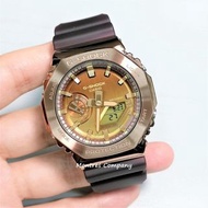 Montres Company 香港註冊公司(31年老店) 卡西歐 CASIO G-Shock GM2100 GM2100CL GM-2100 GM-2100CL GM-2100CL-5 GM-2100CL-5A 防震 200米防水 黃啡色 有現貨