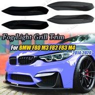 For BMW 3 Series 4 Series F80 F81 F82 F83 M3 M4 2014-2020 Car Front Bumper Side Splitter Spoiler Bod