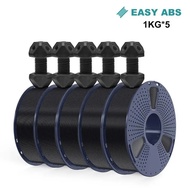 2025. 3D Filament PETG/EASY ABS/TPU/ASA Filamnet 1.75mm 5Roll 1KG(TPU 0.5KG/Roll) 3D Printer Filamen