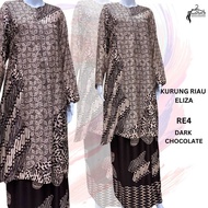 (Raya 2024) Baju Kurung Riau Batik Eliza Plus size [S-5XL] Ready Stock