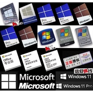 Sticker New Style Original Windows 11 Win11 pro Computer Sticker Metal Sticker Notebook Label Deskto