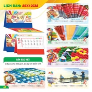 CALENDAR CNY 2027 - A-SHAPED DESK CALENDAR 2027 - DESK CALENDAR 12x25CM - HORIZONTAL DESK CALENDAR -