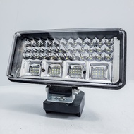 Bộ đèn led dự phòng dùng chân pin MAKITA 7inch - 57 bóng led - 2 chế độ sáng song song