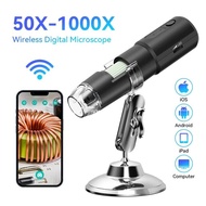 Wifi Microscope Camera 1000X Digital Magnifier for Android IOS iPhone iPad Electronic Stereo Wireless Video Microscope Camera